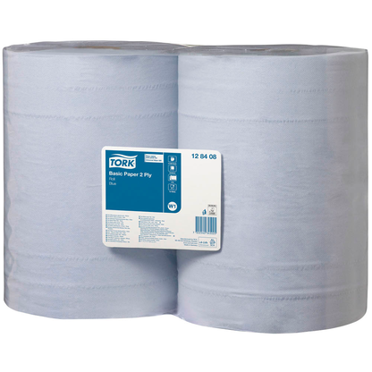 Artikelbild für TORK Putztuchrollen Universal 320 2-lagig blau, 1.000 Blätter, 2 Rollen, Artikelnummer 499376