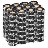 Artikelbild 1 für ZEBRA 3200 schwarz Thermo-Druckfolien, 12 Rollen, Artikelnummer 621413