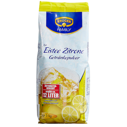 Artikelbild 2 für KRÜGER Eistee Zitrone Getränkepulver 1,0 kg, Artikelnummer 177822