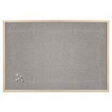 Artikelbild 1 für Zeller Pinnwand 80,0 x 60,0 cm Leinen grau, Artikelnummer 164998