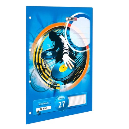 Artikelbild 4 für LANDRÉ® Schulheft Lineatur 27 liniert DIN A4 Innen- und Außenrand, 50 Blatt, 1 St., Artikelnummer 298739