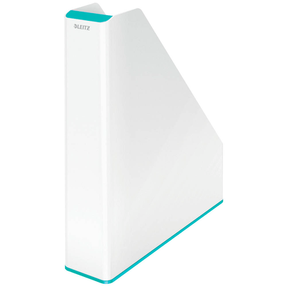 Artikelbild 2 für LEITZ Stehsammler WOW Duo Colour 53621051 perlweiß/eisblau Kunststoff, DIN A4, 1 St., Artikelnummer 312993