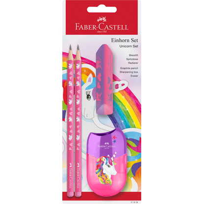 Artikelbild für FABER-CASTELL Schreibset Einhorn rosa, Artikelnummer 589356