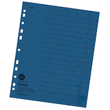 Artikelbild 1 für FALKEN Trennblätter DIN A4 1-0 blau, 230 g/qm, 100 St., Artikelnummer 958488