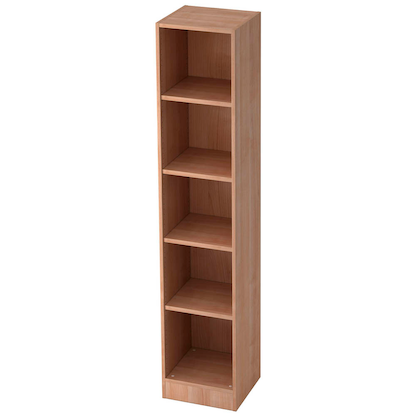 Artikelbild für HAMMERBACHER Aktenregal 6040 nussbaum 40,6 x 40,0 x 200,4 cm, 1 St., Artikelnummer 865954