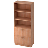 Artikelbild 1 für HAMMERBACHER Regalschrank 7300 CE, V7300/N/N/CE nussbaum 80,0 x 42,0 x 200,4 cm, 1 St., Artikelnummer 862666