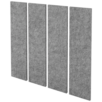 Artikelbild 3 für HAMMERBACHER Akustikpaneele Wand, grau 4 x 25,0 x 100,0 cm, 4 St., Artikelnummer 660011
