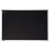 Artikelbild 1 für dots Pinnwand 60,0 x 45,0 cm Textil schwarz, Artikelnummer 468787