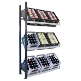 Artikelbild 1 für SCHULTE Anbauregal 37007-S schwarz, silber 100,0 x 30,0 x 180,0 cm, Artikelnummer 855895