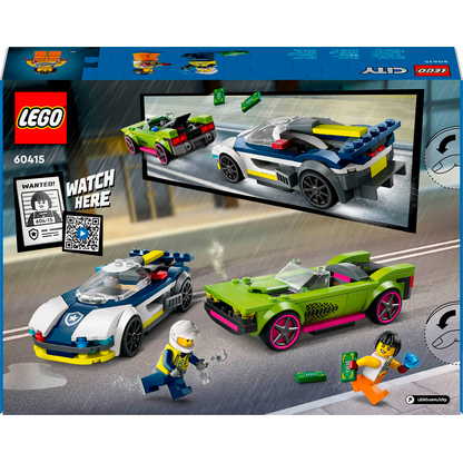 Artikelbild 3 für LEGO® City 60415 Verfolgungsjagd mit Polizeiauto und Muscle Car Bausatz, Artikelnummer 239359