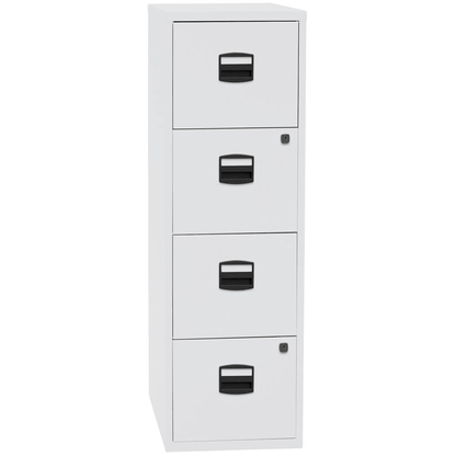 Artikelbild 4 für AKTION: BISLEY Home PFA 4 Hängeregistraturschränke verkehrsweiß 4 Schubladen 41,3 x 40,0 x 132,1 cm, 3 St., Artikelnummer 102808