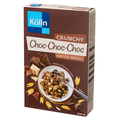 Artikelbild 4 für Kölln Chrunchy Choc Choc Hafer Müsli 400,0 g, 1 St., Artikelnummer 296198