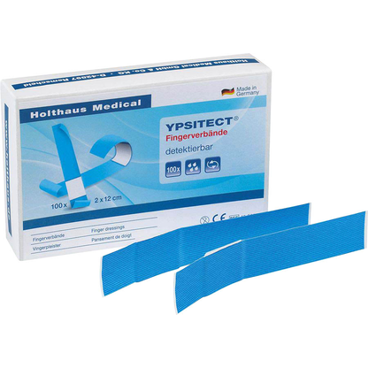 Artikelbild für Holthaus Medical Fingerpflaster YPSITECT® 40602 blau 2,0 x 12,0 cm, 100 St., Artikelnummer 421869