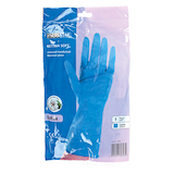 Artikelbild 1 für HYGONORM unisex Gummihandschuhe Bettina Soft blau Größe 8, 1 Paar, Artikelnummer 652416