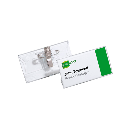 Artikelbild 3 für DURABLE Namensschilder mit Kombiklemme 7,5 x 4,0 cm, 25 St., Artikelnummer 138032