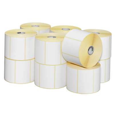 Artikelbild 7 für ZEBRA Etikettenrollen für Etikettendrucker 800262-075 weiß, 57,0 x 19,0 mm, 12 x 3315 Etiketten, Artikelnummer 675203