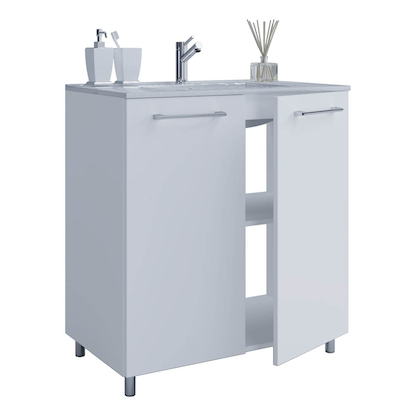 Artikelbild für VCM my bath Badmöbel-Set 2-teilig Gilos 914865 weiß 80,0 x 46,0 x 86,0 cm, Artikelnummer 389811