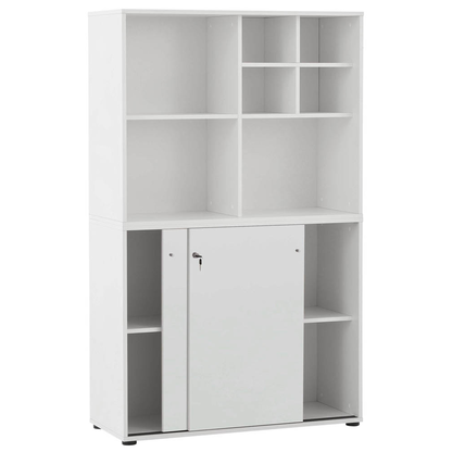 Artikelbild für MÖBELPARTNER Regalschrank 400, 701770 weiß 100,1 x 41,0 x 167,2 cm, 1 St., Artikelnummer 773974