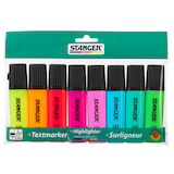 Artikelbild 1 für STANGER Textmarker farbsortiert, 8 St., Artikelnummer 436596
