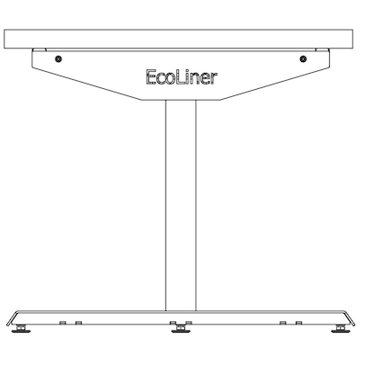 Artikelbild 2 für Simplaflex® Systemeinrichter Werkbank ecoliner anthrazit, RAL 7016 200,0 x 75,0 x 65,0 - 130,0 cm, Artikelnummer 684256