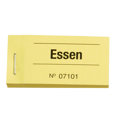 Artikelbild 2 für WOLF & APPENZELLER Wertmarken-Blöcke Essen, gelb, 10 Blöcke, Artikelnummer 221628