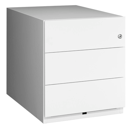 Artikelbild für BISLEY Note Rollcontainer verkehrsweiß 3 Auszüge 42,0 x 56,5 x 49,5 cm, Artikelnummer 877258