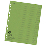Artikelbild 1 für FALKEN Trennblätter DIN A4 1-0 grün, 230 g/qm, 100 St., Artikelnummer 958504