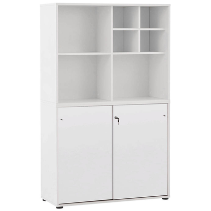 Artikelbild 9 für MÖBELPARTNER Regalschrank 400, 701770 weiß 100,1 x 41,0 x 167,2 cm, 1 St., Artikelnummer 773974