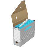 Artikelbild 1 für ELBA Archivboxen Tric grau/weiß 11,0 x 34,0 x 27,0 cm, 10 St., Artikelnummer 961831