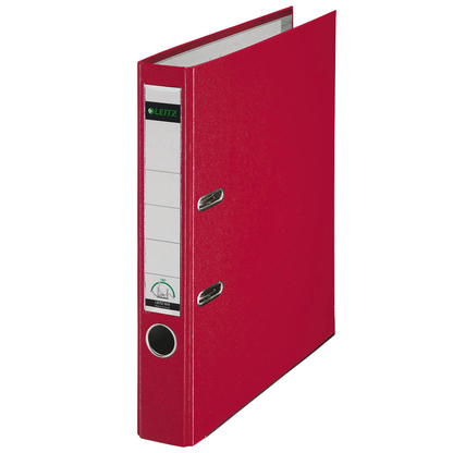 Artikelbild für LEITZ 1015 Ordner rot Kunststoff 5,2 cm DIN A4, 1 St., Artikelnummer 859256