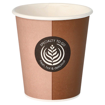 Artikelbild für STARPAK Einweg-Kaffeebecher beige 0,2 l, 50 St., Artikelnummer 796987
