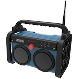 Artikelbild 1 für soundmaster DAB85BL Baustellenradio blau, schwarz, Artikelnummer 223477
