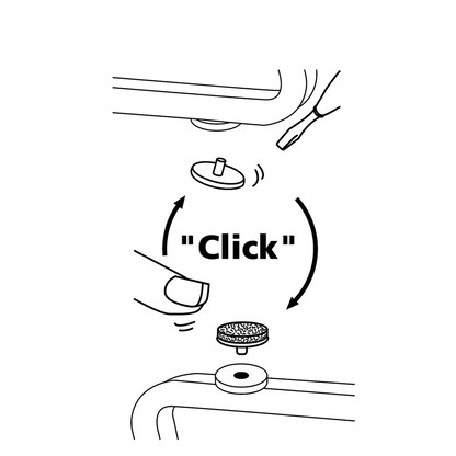 Artikelbild 6 für WAGNER® design yourself HAIRPIN ST 5160 Tischbein schwarz , 2 St., Artikelnummer 420156