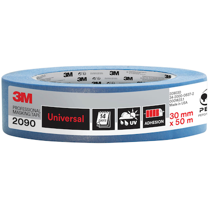 Artikelbild für 3M 2090 Malerband blau 30,0 mm x 50,0 m 1 Rolle, Artikelnummer 477579