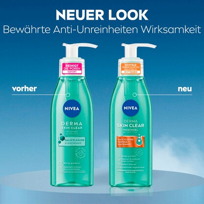 Artikelbild 4 für NIVEA DERMA SKIN CLEAR Waschgel 150,0 ml, Artikelnummer 579322