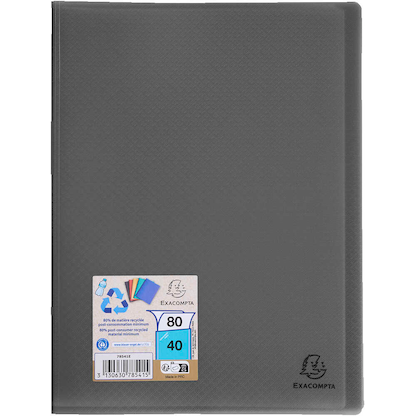 Artikelbild 5 für Exacompta Opak Sichtbuch DIN A4, 40 Hüllen schwarz, 1 St., Artikelnummer 681037