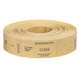 Artikelbild 1 für WOLF & APPENZELLER Garderobenblock 00001-00500, gelb, 1 Rolle, Artikelnummer 221700