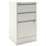 Artikelbild 1 für BISLEY Home Hängeregistraturschrank verkehrsweiß 3 Schubladen 41,3 x 40,0 x 67,2 cm, 1 St., Artikelnummer 454443