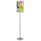 Artikelbild 1 für LMG Infoständer Exclusiv silber DIN A3 52,0 x 52,0 x 100,0 - 170,0 cm, 1 St., Artikelnummer 549428