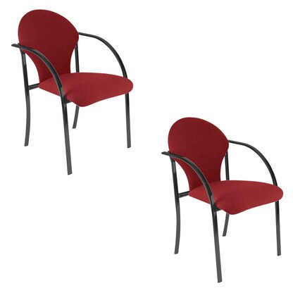 Artikelbild für Nowy Styl Besucherstühle VISA BLACK bordeaux Kunststoff, 2 St., Artikelnummer 783074