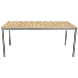 Artikelbild 1 für Garden Pleasure Gartentisch DENVER braun rechteckig 180,0 x 90,0 x 75,0 cm, Artikelnummer 168441