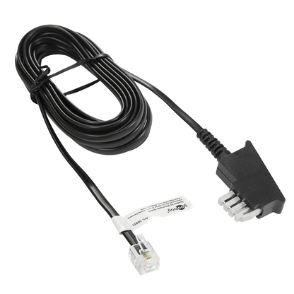 Artikelbild 3 für goobay TAE-N/RJ-11 Faxkabel 3,0 m schwarz, 1 St., Artikelnummer 467365