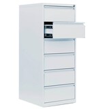 Artikelbild 1 für LÜLLMANN Karteischrank signalweiß 53,0 x 62,0 x 132,0 cm, 1 St., Artikelnummer 183628