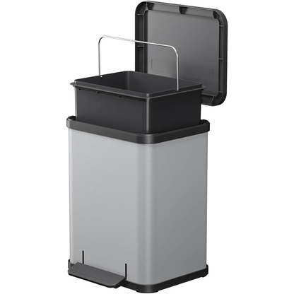 Artikelbild 2 für Hailo Öko uno Plus M Mülleimer 17,0 l grau, 1 St., Artikelnummer 353833