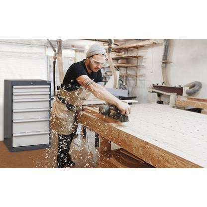 Artikelbild 3 für Simplaflex® Systemeinrichter C-Line Schubladenschrank anthrazit 11 Schubladen 60,0 x 57,5 x 122,0 cm, 1 St., Artikelnummer 683609