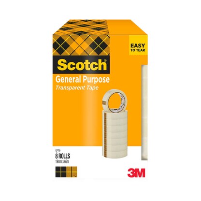 Artikelbild 2 für Scotch 508 Klebefilm transparent 19,0 mm x 66,0 m 8 Rollen, Artikelnummer 747778