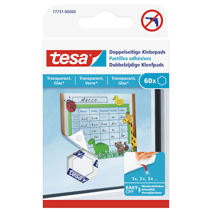 Artikelbild für tesa doppelseitige Klebepads, 1,1 x 1,1 cm, 60 St., Artikelnummer 121113