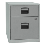 Artikelbild 1 für BISLEY Home Rollcontainer silber 2 Auszüge 41,3 x 40,0 x 52,8 cm, Artikelnummer 263330