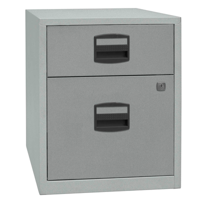 Artikelbild für BISLEY Home Rollcontainer silber 2 Auszüge 41,3 x 40,0 x 52,8 cm, Artikelnummer 263330