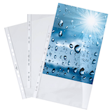 Artikelbild 1 für DURABLE Prospekthüllen DIN A4 glasklar glatt 0,08 mm, 100 St., Artikelnummer 363549